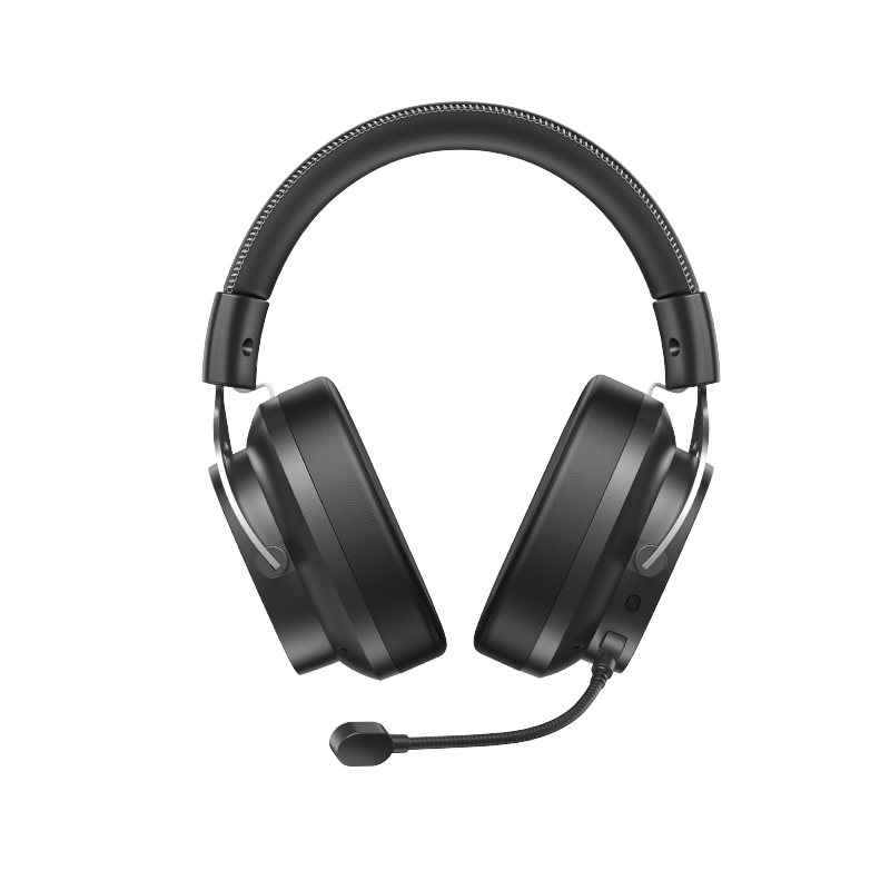 Auriculares Heroad VT200 Edição Tri-Mode com microfone, preto, circum-aurais, sem fios, para jogos e comunicação