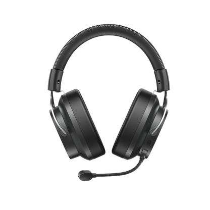 Auriculares Heroad VT200 Edição Tri-Mode com microfone, preto, circum-aurais, sem fios, para jogos e comunicação