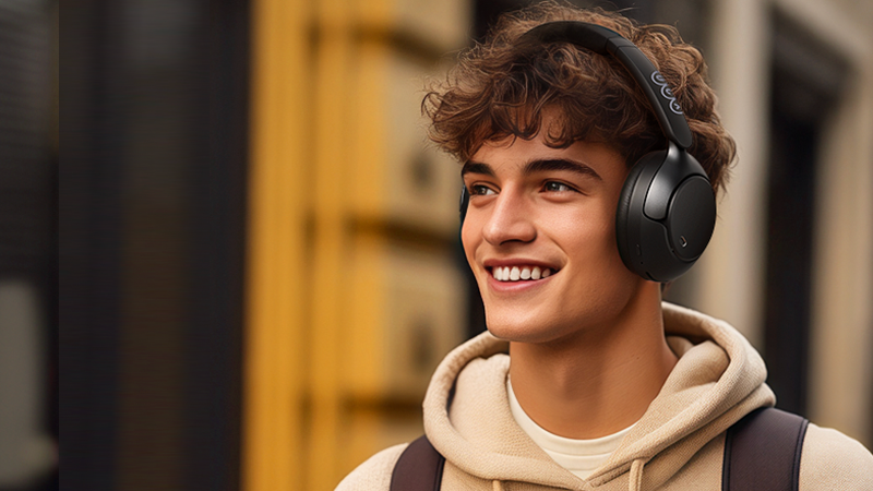 Auriculares de viagem