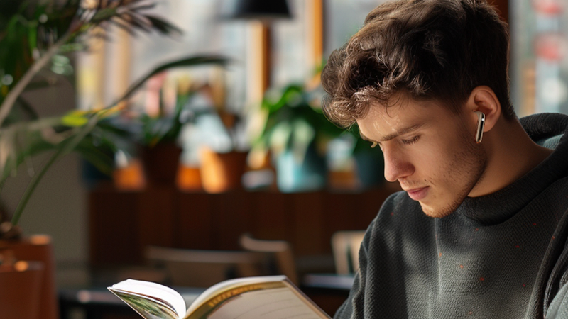 Auscultadores de trabalho