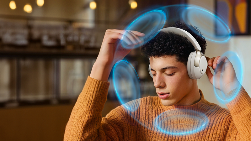 Auriculares de Áudio Espacial