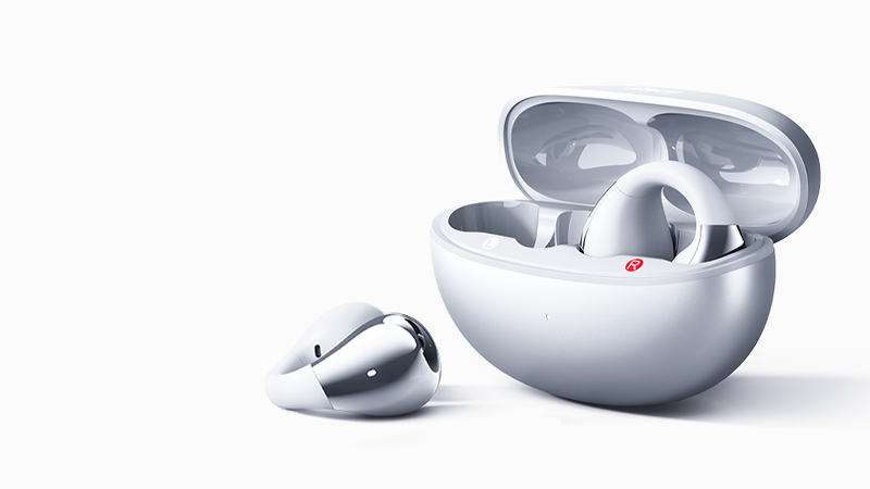 Auriculares prateados