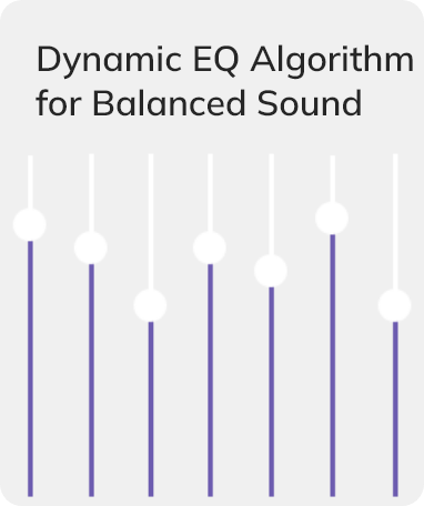Algoritmo de EQ dinâmico para som equilibrado.