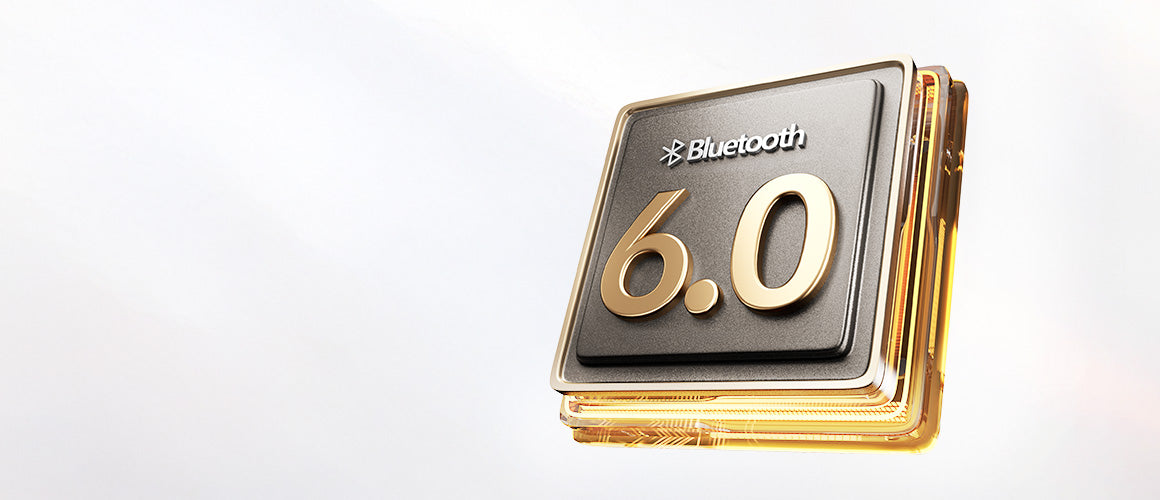 Chip Bluetooth 6.0 – Chip wireless moderno com aparência dourada