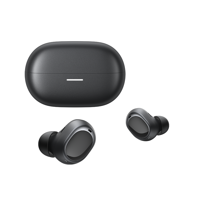 QCY MeloBuds A30 True Wireless Kopfhörer mit Ladecase, schwarz, modernes Design, Bluetooth-Verbindung