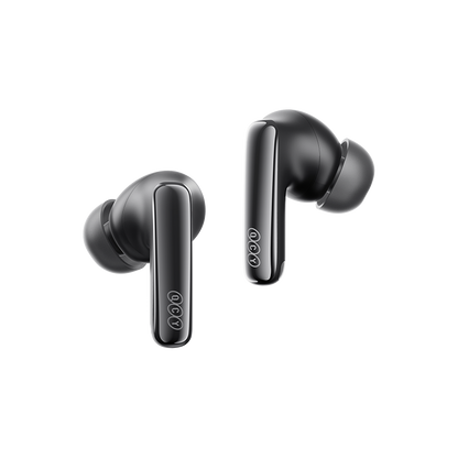 QCY MeloBuds N70 Preto: Par de Auscultadores In-Ear com Design de Haste e Proteção IPX5